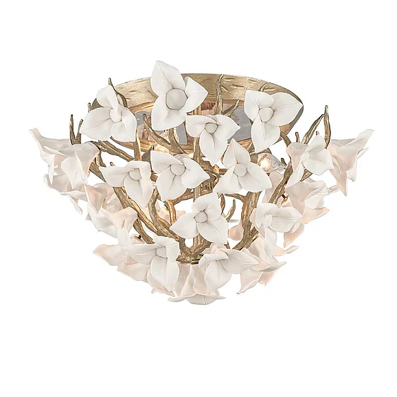 Corbett Lighting Lily Flush Mount 211-34-SGL
