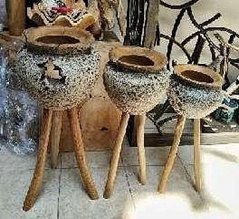UMA Indoor/Outdoor Planter in Brown 21141