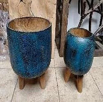 UMA Indoor/Outdoor Planter in Blue 21189