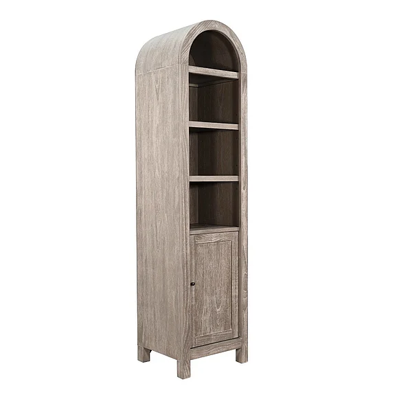 Sunny Designs Arched Cabinet Storage in Wheat 2119WE