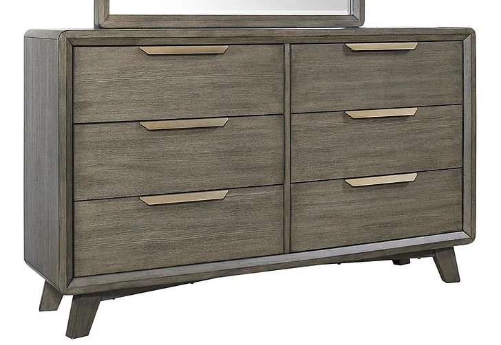 Emma Mason Signature Gary 6 Drawer Dresser in Coffee