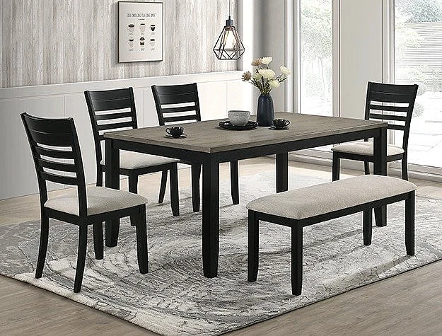 Crown Mark Folio 6pc Dining Room Set