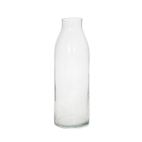 UMA Clear Glass Wide Decorative Vase 21355