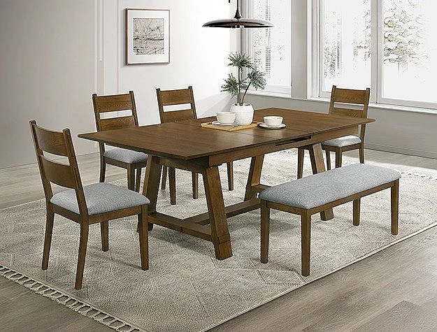 Crown Mark Everly 6pc Dining Room Set
