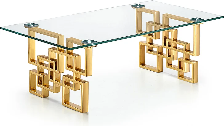 Meridian Pierre Coffee table in Gold 214-C