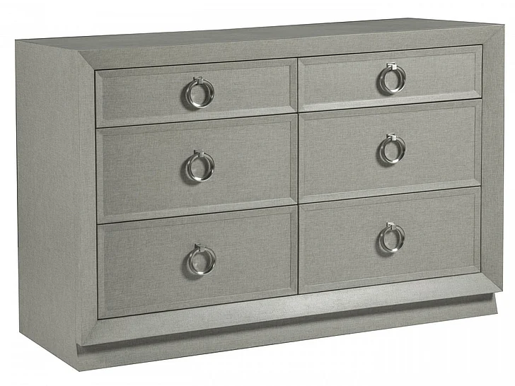 Artistica Home Signature Designs Zeitgeist Linen Double Dresser in Linen White 2141-222
