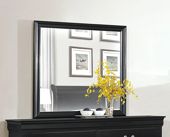 Homelegance Mayville Mirror in Black 2147BK-6