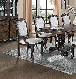 Crown Mark Kiera Arm Chair in Coffee Brown 2149A