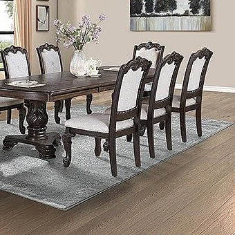 Crown Mark Kiera Side Chair in Coffee Brown 2149S