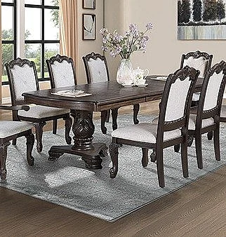 Crown Mark Kiera Dining Table in Coffee Brown 2149T-44108