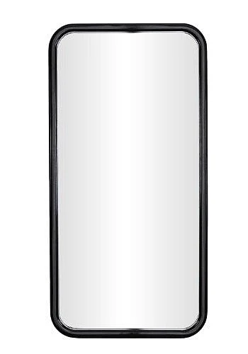 Uma Wood Wall Mirror Black 21518