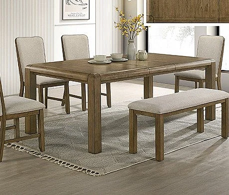 Crown Mark Cockrell Dining Table (with 18"Leaf) 2156T-4282