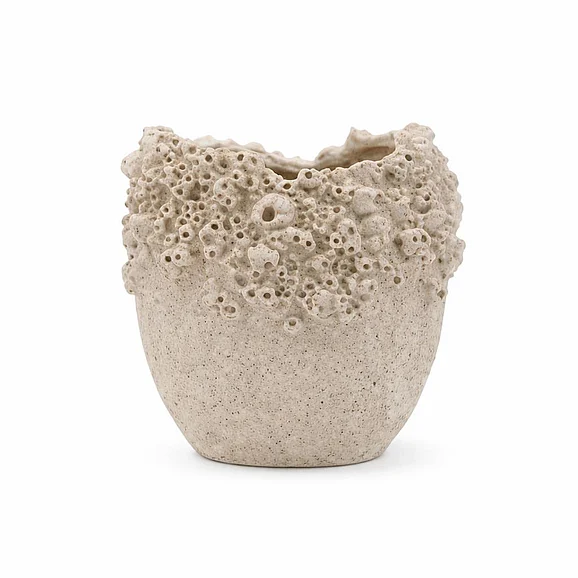 UMA Coral Decorative Vase in White 21592