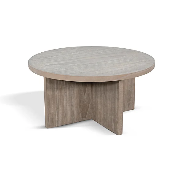Sunny Designs Round Large Accent Table in Wheat 2163WE