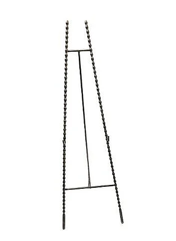 Uma Black Metal Beaded Display Easel 21726