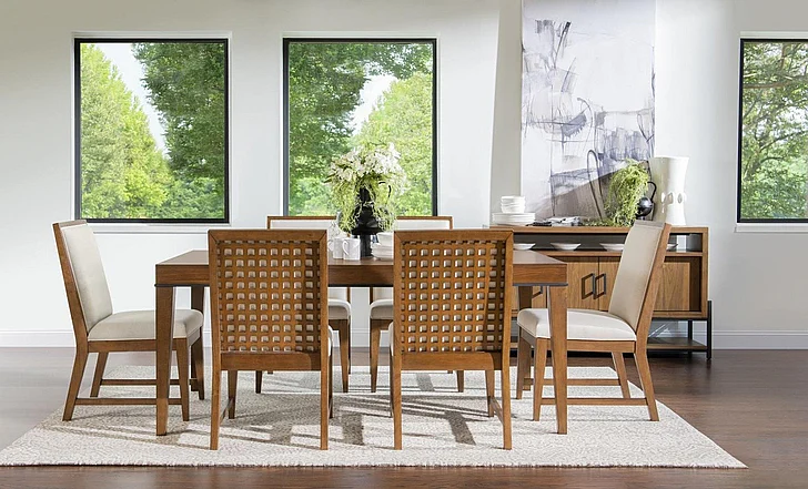 Legacy Classic Midland 7pc Rectangular Dining Room Set in Brown 2172