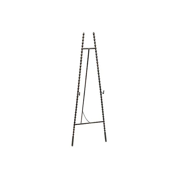 UMA Metal Beaded Adjustable Display Easel in Black 21737
