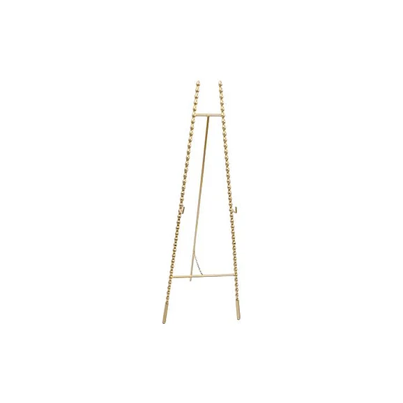 UMA Metal Adjustable Display Easel in Gold 21739