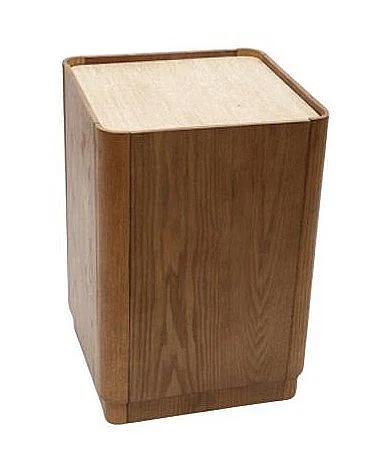 Uma Brown Wood Handmade Side End Accent Table with Natural Wood Grains 21787
