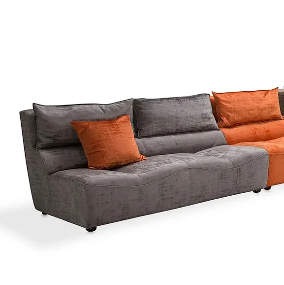 AICO Furniture 21 Cosmopolitan Armless Loveseat ST-21CSM28-SHD-00