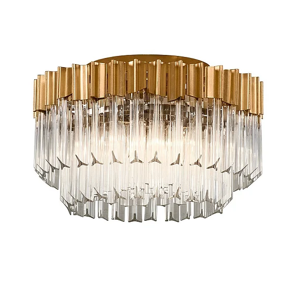 Corbett Lighting Charisma Semi Flush 220-33-GL/SS