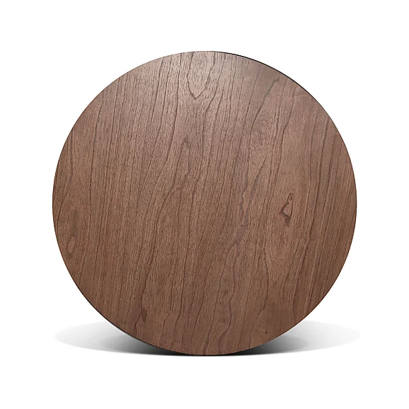 Sunny Designs Mia 36" Round Wood Lazy Susan with 360° Swivel in Cinder 2203CD