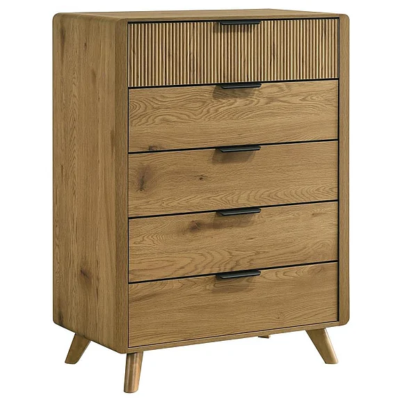 Coaster Bennett 5-drawer Bedroom Chest of Drawers in Light Oak 222905
