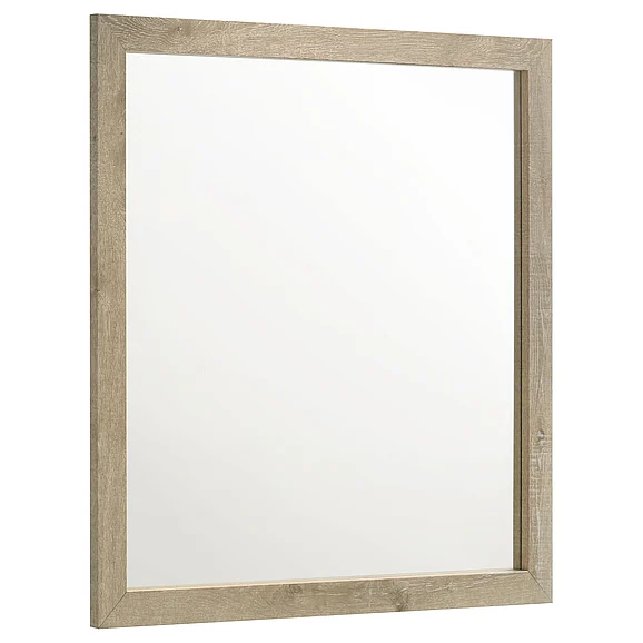 Coaster Oakglen Dresser Mirror Weathered Oak 225104