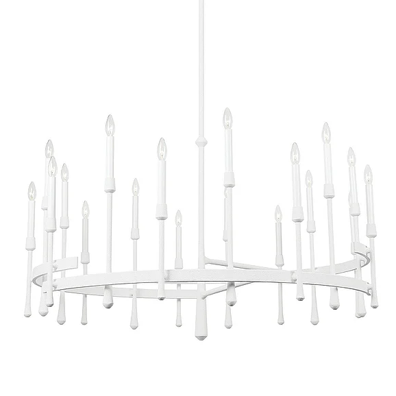 Hudson Valley Lighting Hathaway Chandelier White Plaster 2252-WP