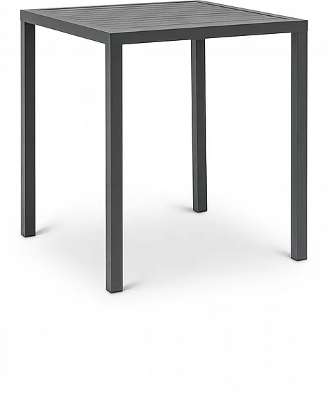 Meridian Maldives Outdoor Patio Square Bar Table 345Grey-T
