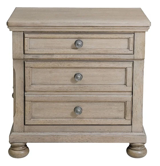Homelegance Bethel Nightstand in Gray 2259GY-4