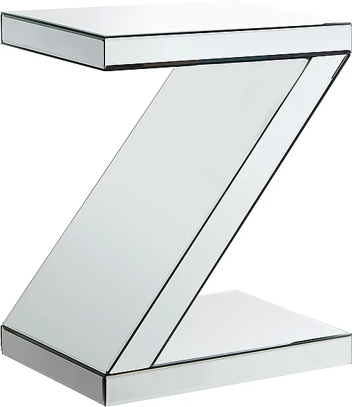 Meridian Furniture Zee End Table in Silver 226-E