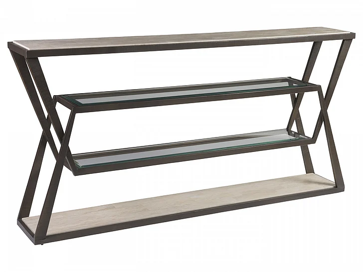 Artistica Home Signature Designs Adamo Console Table in Cafe 2272-966