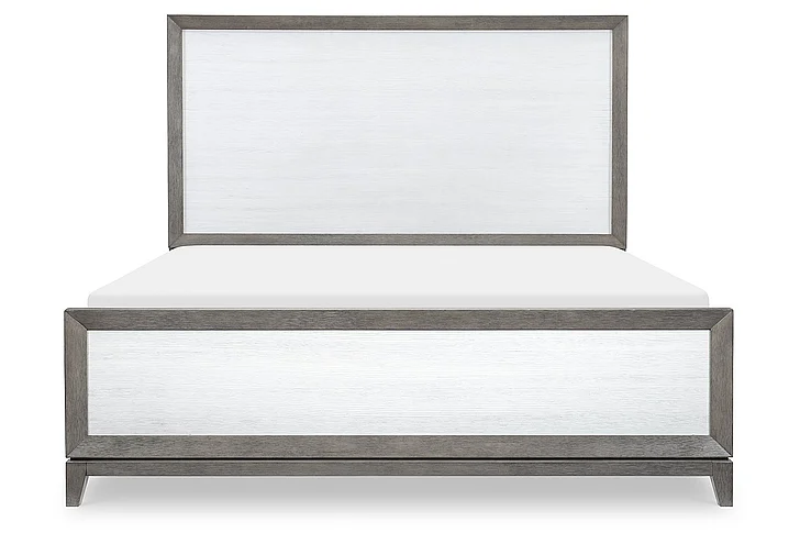 Legacy Terra Luna Panel Bed, Cal. King in Weathered Oak 2280-4107K