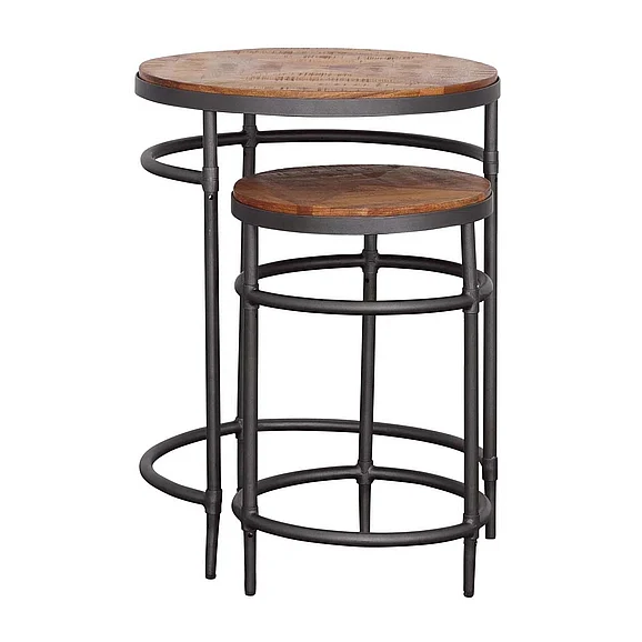 Powell Furniture C2C Turner Set of 2 Nesting Tables 92540