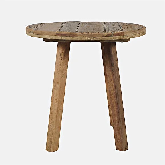 Jofran Reclamation End Table in Rustic Unfinished Brown 2300-8