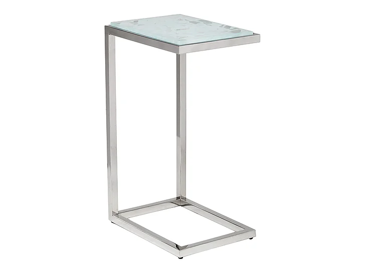 Artistica Home Signature Designs Snowscape Spot Table in Stainless Steel 2301-950