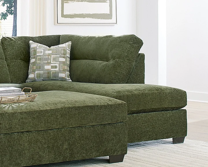 Peak Living 230 RAF Chaise in Braves Olive 23013-5865 CUSTOM ITEM