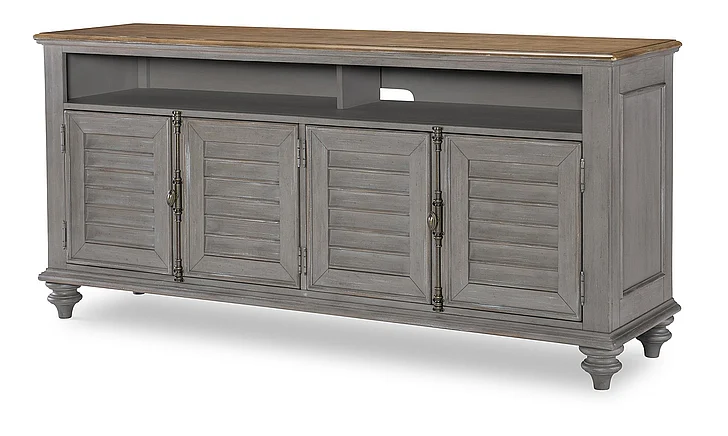 Legacy Kingston 72" Entertainment Console in Weathered Oak 2311-023