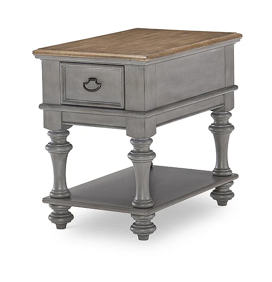 Legacy Kingston Rectangle Chairside Table in Weathered Oak 2311-108