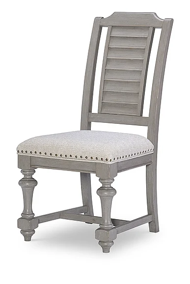Legacy Kingston Louvered Side Chair in Gray (Set of 2) 2311-340