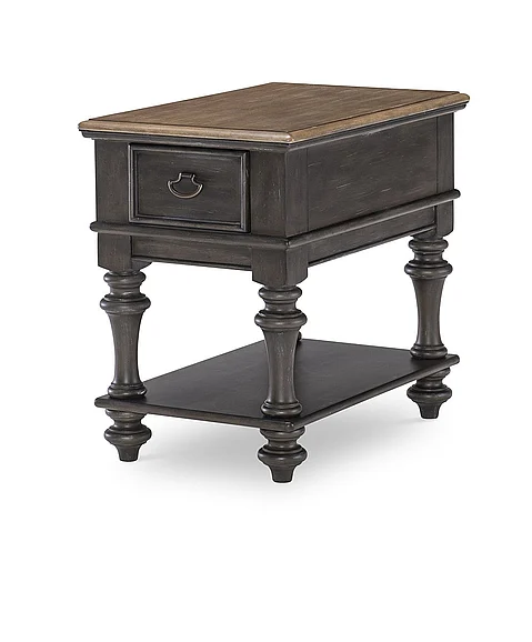 Legacy Kingston Rectangle Chairside Table in Weathered Oak 2312-108