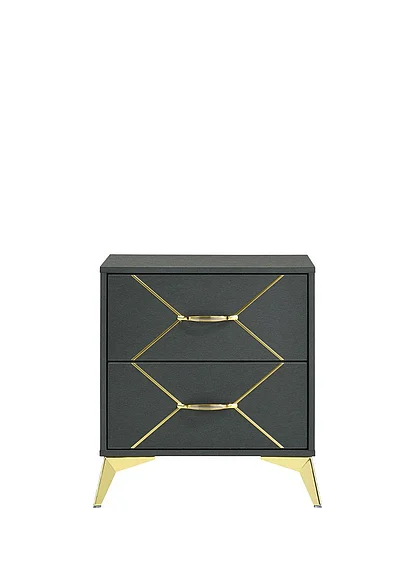 Emma Mason Signature Hacienda Royale 2 Drawer Nightstand in Midnight Blue