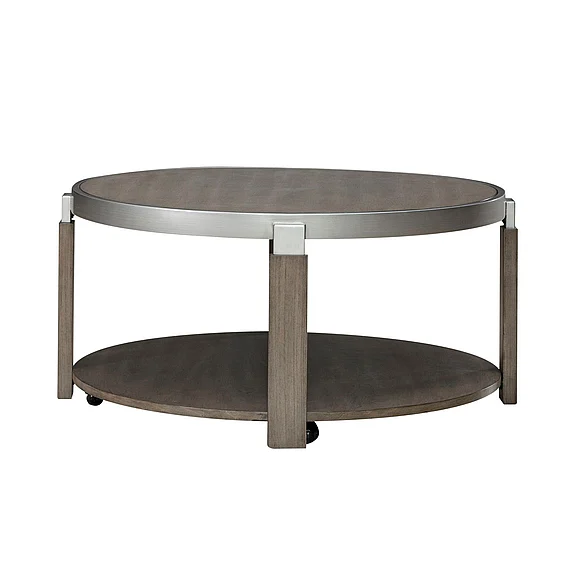 Liberty Furniture Sutton Cocktail Table in Bleached Sand 232-OT1010