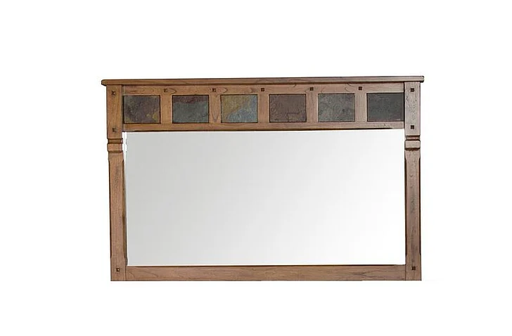 Sunny Designs Sedona Mirror in Rustic Oak 2322RO-M CLOSEOUT