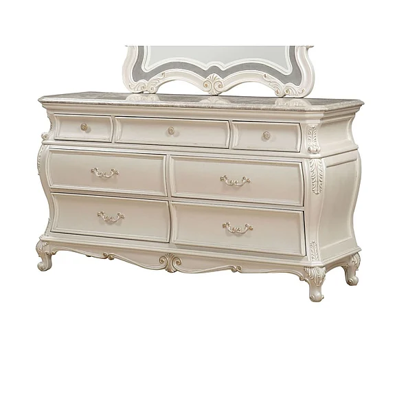 ACME Chantelle Dresser in Pearl White Finish BD23545