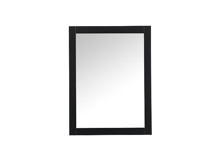 Elegant Aqua Vanity Mirror 24X32 In. in Black VM22432BK