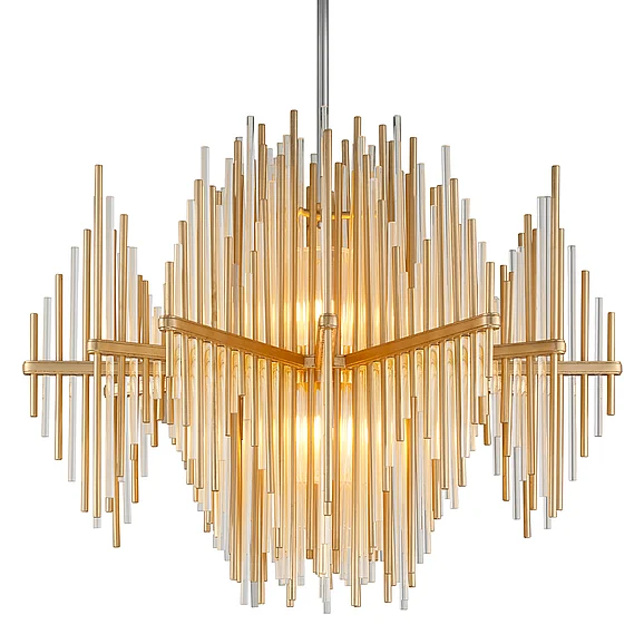 Corbett Lighting Theory Chandelier 238-43-GL/SS