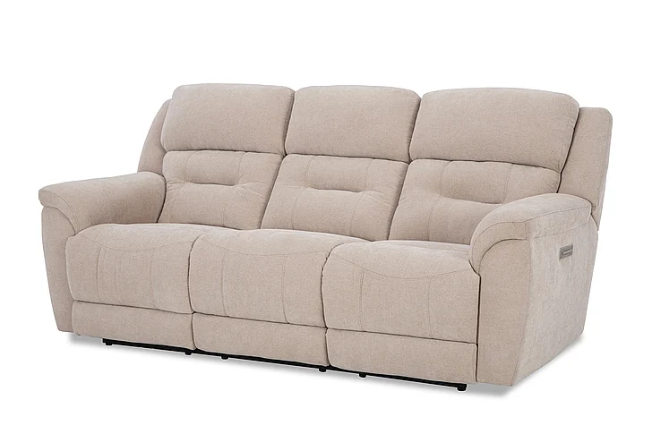 Motion Ease Stratford Triple Power, Zero Gravity Sofa in Stone 239-36-17/3034-17