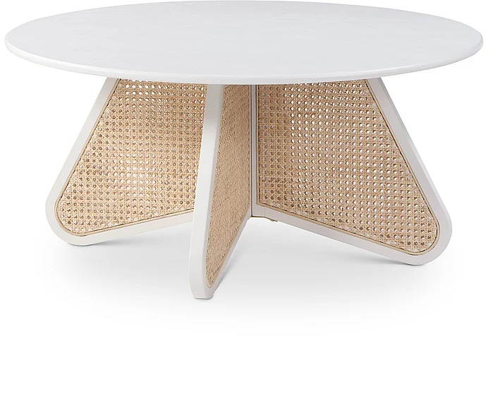 Meridian Butterfly Coffee Table 208White-CT